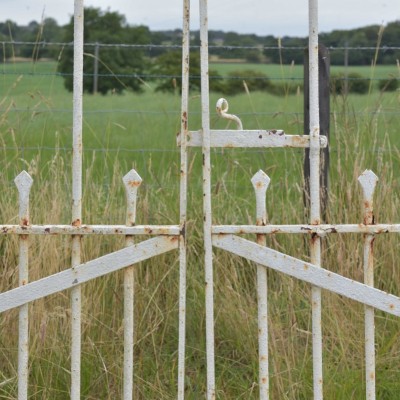 Antique Iron Driveway Gates