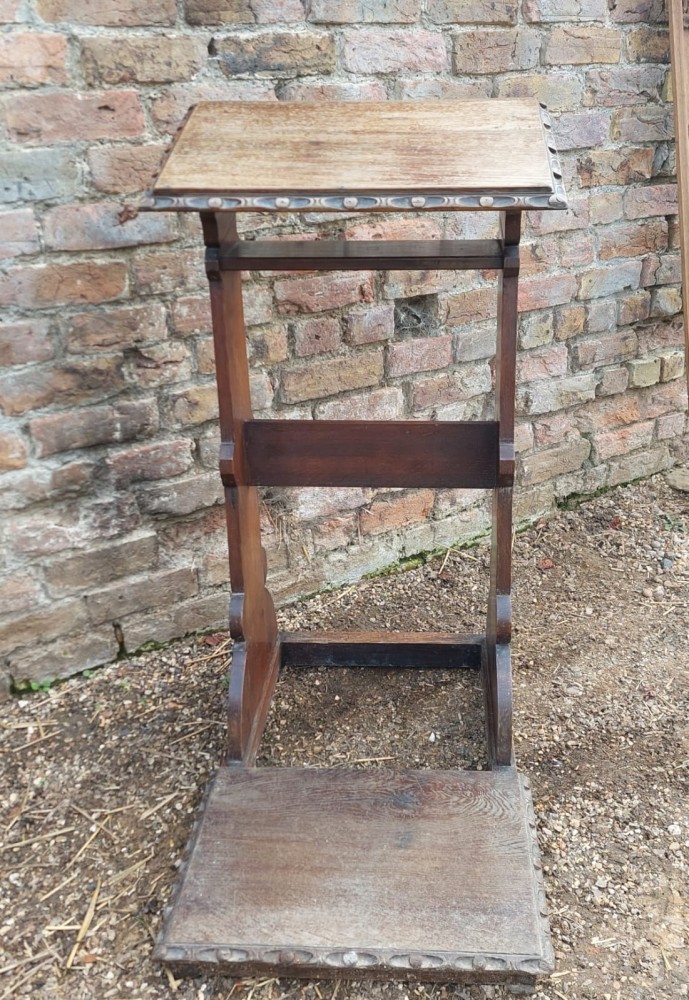 Antique & Reclaimed listings Antique Oak Lectern/ Prayer Stand SalvoWEB UK