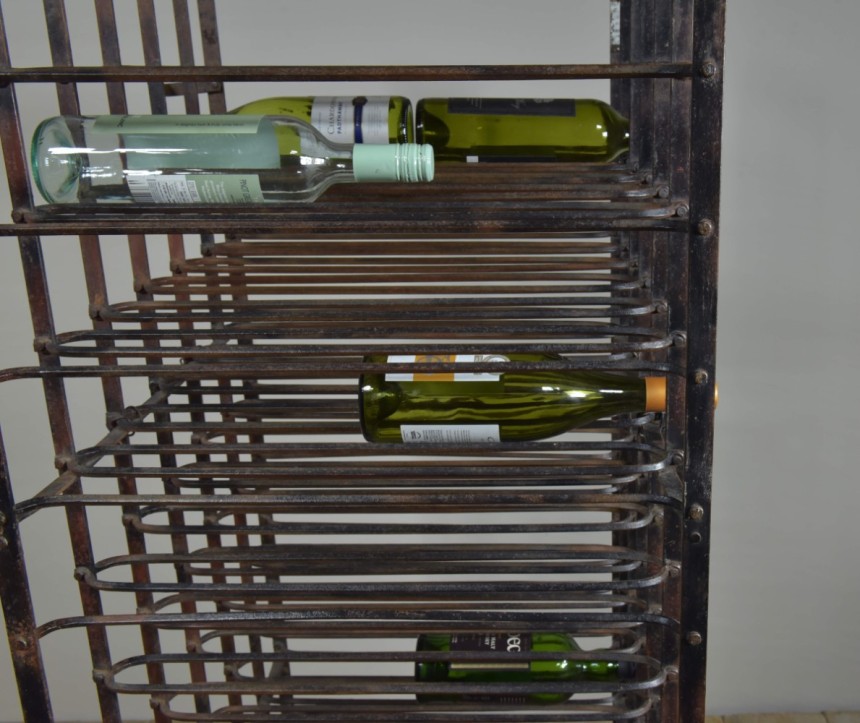 Antique Wine Rack - Burrows Patent | Reclaimed Materials