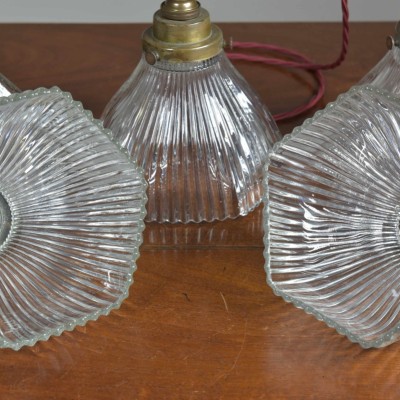 Hexagonal Prismatic Glass Pendant Shades