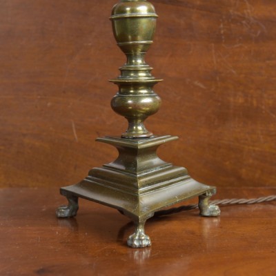 Paw Footed Brass Lamp