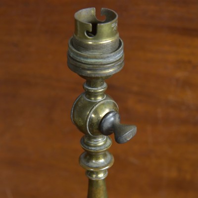 Paw Footed Brass Lamp