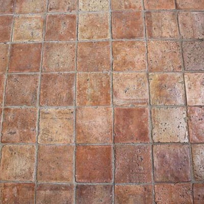 Antique French Terra Cotta Tiles 16×16cm