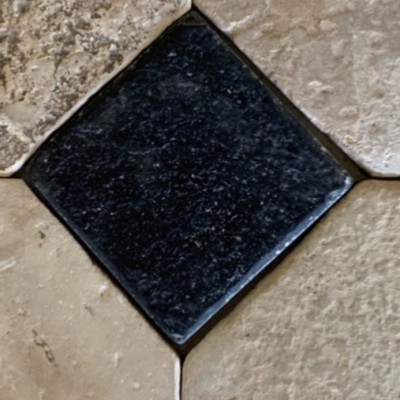 Reclaimed French Octagonal Cabochon flooring