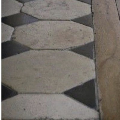 Antique Reclaimed Limestone octagonal flooring in Cabochon