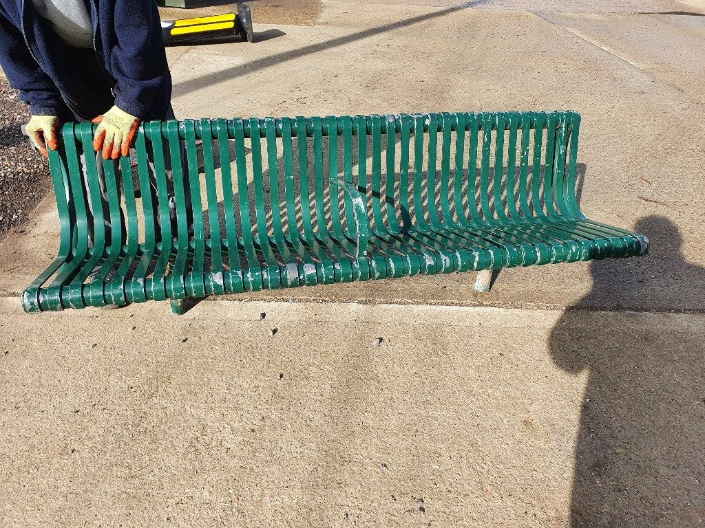 Antique Reclaimed Listings Substantial Ollerton Aluminium Bench antique-reclaimed-listings-substantial-ollerton-aluminium-bench