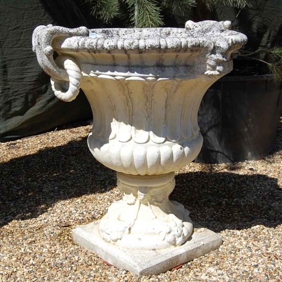 A Large Fluted Urn