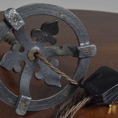 Arts & Crafts Iron Lamp