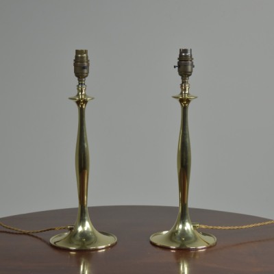 Trumpet Based Brass Pair Lamps