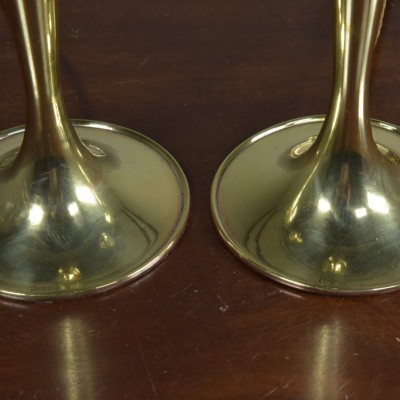 Trumpet Based Brass Pair Lamps