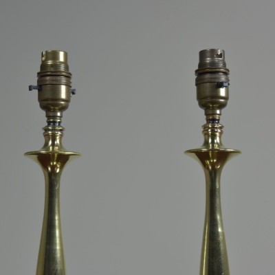 Trumpet Based Brass Pair Lamps