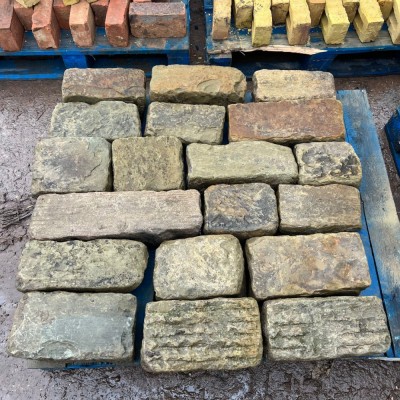 Reclaimed Derbyshire Facing Stone - Dressed & Backed Off - Ready for Use 