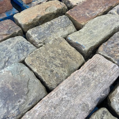 Reclaimed Derbyshire Facing Stone - Dressed & Backed Off - Ready for Use 