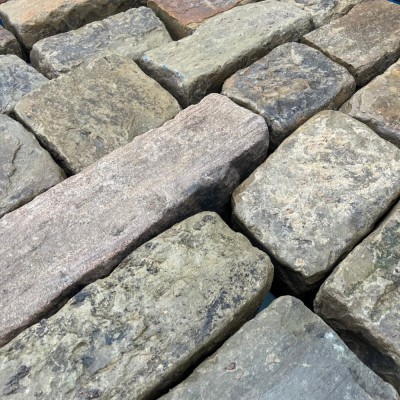 Reclaimed Derbyshire Facing Stone - Dressed & Backed Off - Ready for Use 