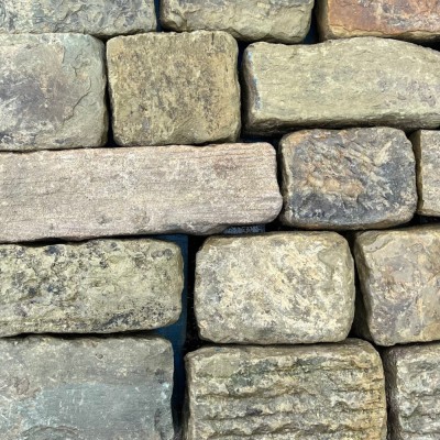 Reclaimed Derbyshire Facing Stone - Dressed & Backed Off - Ready for Use 