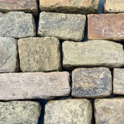 Reclaimed Derbyshire Facing Stone - Dressed & Backed Off - Ready for Use 