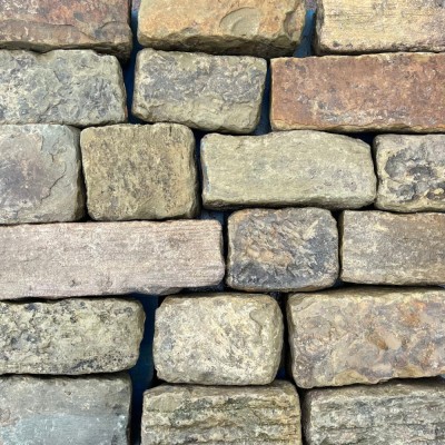 Reclaimed Derbyshire Facing Stone - Dressed & Backed Off - Ready for Use 