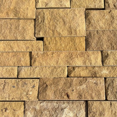 Pitched Face Natural Building Stone - 140mm Bed - Ready to Lay