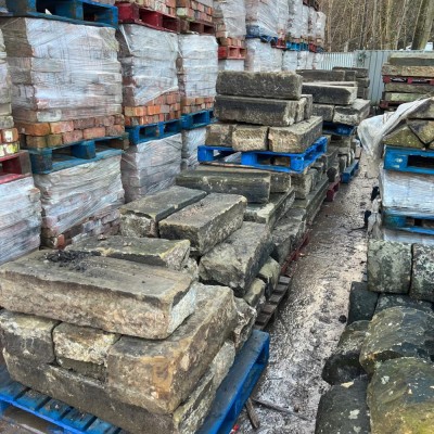 Reclaimed Stone Kerb Edging (12” x 8”) - 2000 Feet Available 