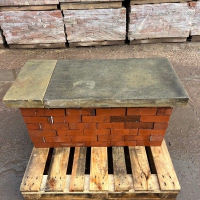 Reclaimed Flat Wall Coping Stones - Cut to Any Size - Price Per Linear Foot