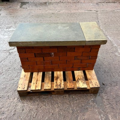 Reclaimed Flat Wall Coping Stones - Cut to Any Size - Price Per Linear Foot