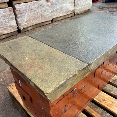 Reclaimed Flat Wall Coping Stones - Cut to Any Size - Price Per Linear Foot