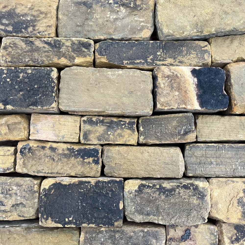 Antique Reclaimed Reclaimed Facing Yorkshire Building Stone