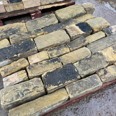 Reclaimed Facing Yorkshire Building Stone - 6” Backed Off