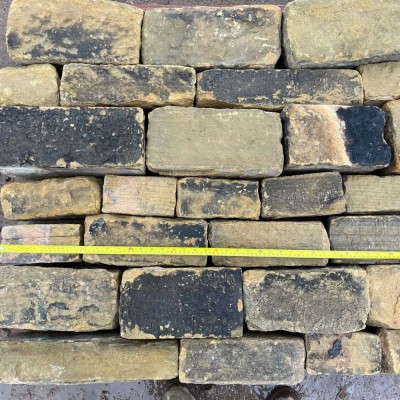 Reclaimed Facing Yorkshire Building Stone - 6” Backed Off