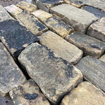 Reclaimed Facing Yorkshire Building Stone - 6” Backed Off