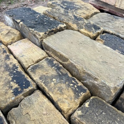 Reclaimed Facing Yorkshire Building Stone - 6” Backed Off
