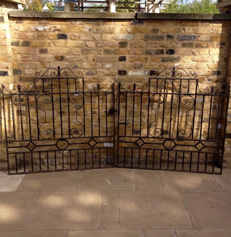 A Pair Of Wrought Iron Gates