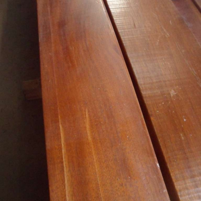 Sapele mahogany planks