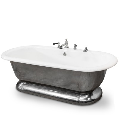 Reclaimed American Art Deco Style Polished Double-Ended Bath
