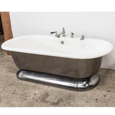 Reclaimed American Art Deco Style Polished Double-Ended Bath