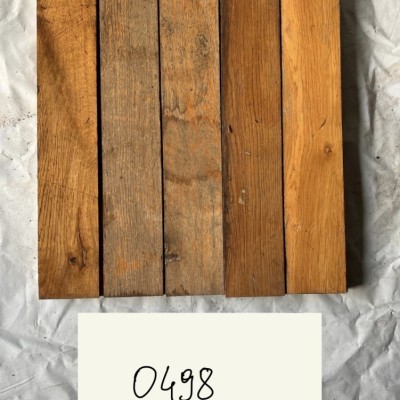 O498. Reclaimed OAK Parquet Flooring - 49 x 8 CM