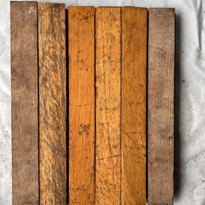 Now £50/m2: O3545. Reclaimed OAK Parquet Flooring - 35 x 4,5 CM