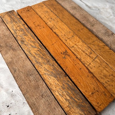 Now £50/m2: O3545. Reclaimed OAK Parquet Flooring - 35 x 4,5 CM