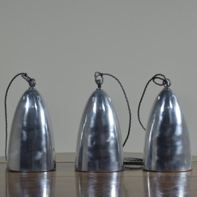Spun Bullet Shade Pendants