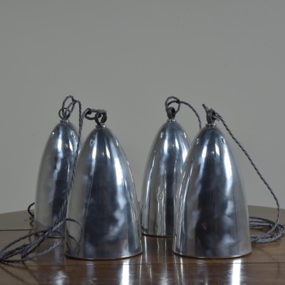 Spun Bullet Shade Pendants