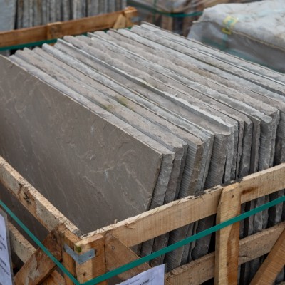 Raj blend stone paving - by crate