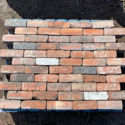 Reclaimed 3" Victorian Blend Imperial Pressed Bricks