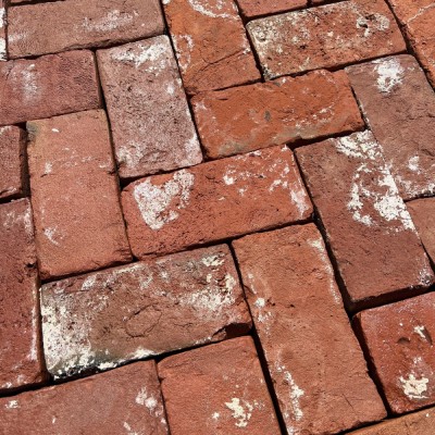 Reclaimed Victorian Handmade Clay Paving Brick Paver 