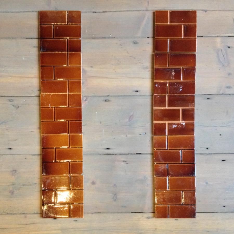 For Sale Antique Edwardian Fireplace Tiles Salvoweb Uk