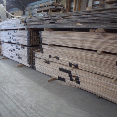 Reclaimed solid Oak strip flooring