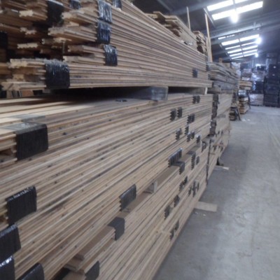 Reclaimed solid Oak strip flooring