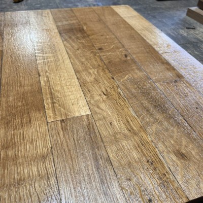Reclaimed solid Oak strip flooring