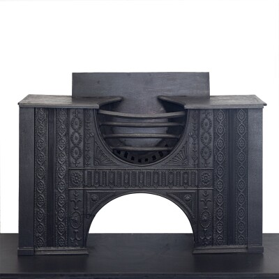 Antique Large Georgian Cast Iron Hob Grate