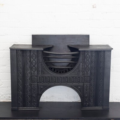 Antique Large Georgian Cast Iron Hob Grate
