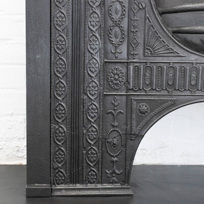 Antique Large Georgian Cast Iron Hob Grate